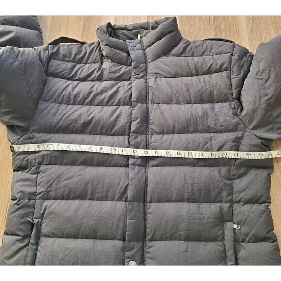 yeti Germany Puffer Down Long Jacket Gray Men's size XL - Picture 3 of 12